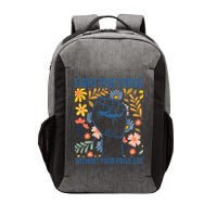 Fight For Those Without Your Privilege Quote Subtle Flower Vector Backpack