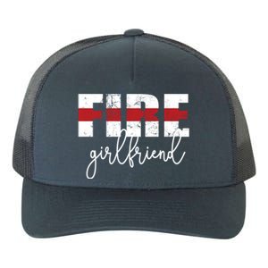 Fire Friend Thin Red Line Proud Firefighter Friend Gift Yupoong Adult 5-Panel Trucker Hat