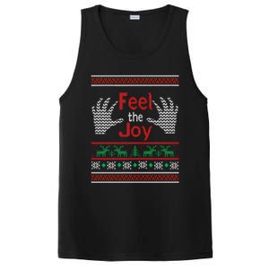 Funny Feel The Joy Ugly Christmas PosiCharge Competitor Tank