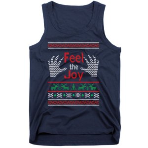 Funny Feel The Joy Ugly Christmas Tank Top