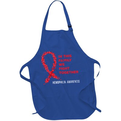 Family Fight Together Hemophilia Warrior Awareness Ribbon Gift Apron