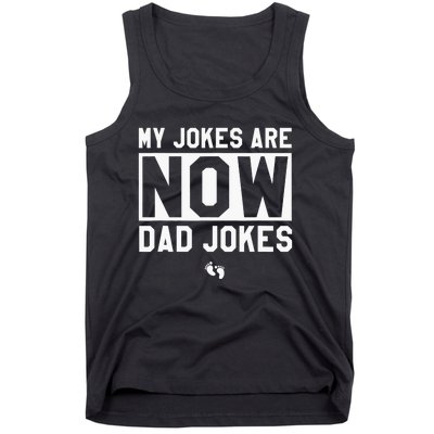 Funny First Time Dad Gifts For New Father Dad Jokes Tank Top