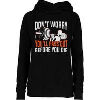 Funny Fitness Trainer Gift Gym Workout Personal Trainer Womens Funnel Neck Pullover Hood