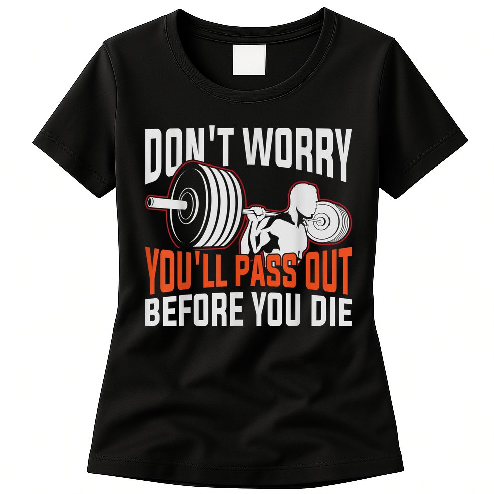 Funny Fitness Trainer Gift Gym Workout Personal Trainer Womens T-Shirt