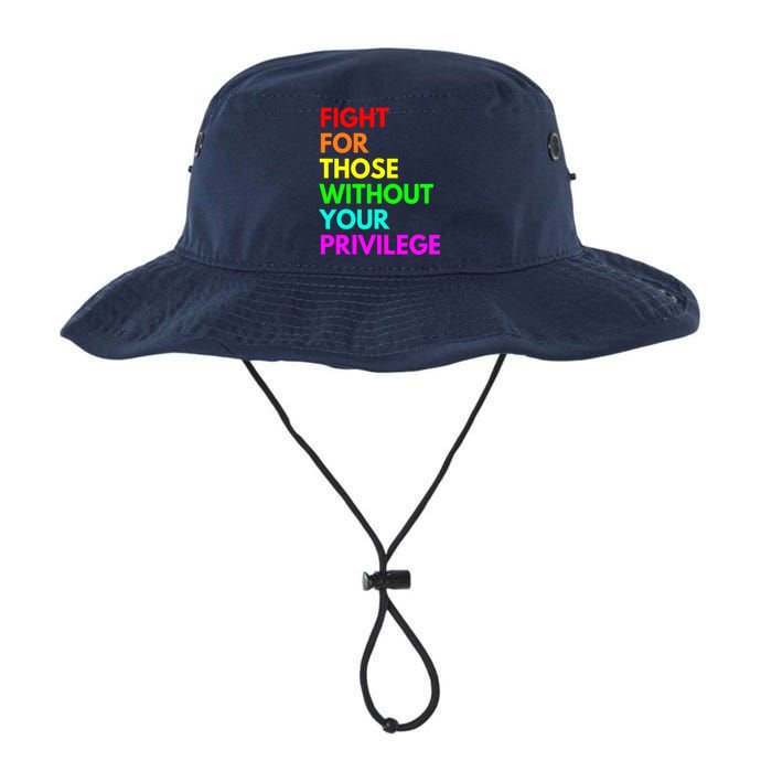 Fight For Those Without Your Privilege Civil Rights Equality VNeck Legacy Cool Fit Booney Bucket Hat