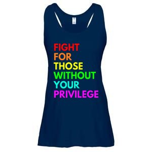 Fight For Those Without Your Privilege Civil Rights Equality VNeck Ladies Essential Flowy Tank