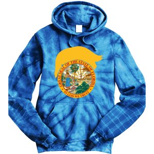 Florida For Trump Floridians Love 2024 Trump President Vote Great Gift Tie Dye Hoodie