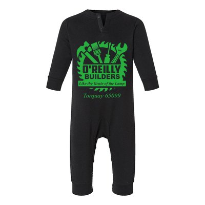 Funny Fawlty Towers, Basil Fawlty, O'Reilly Builders Parody Infant Fleece One Piece