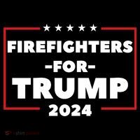 Firefighters For Trump 2024 16 in Basic Backpack