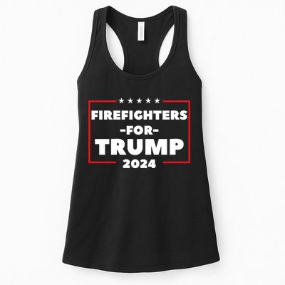 Firefighters For Trump 2024 Womens Tank Top