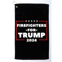Firefighters For Trump 2024 Golf Towel