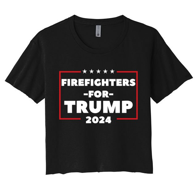 Firefighters For Trump 2024 Crop Top