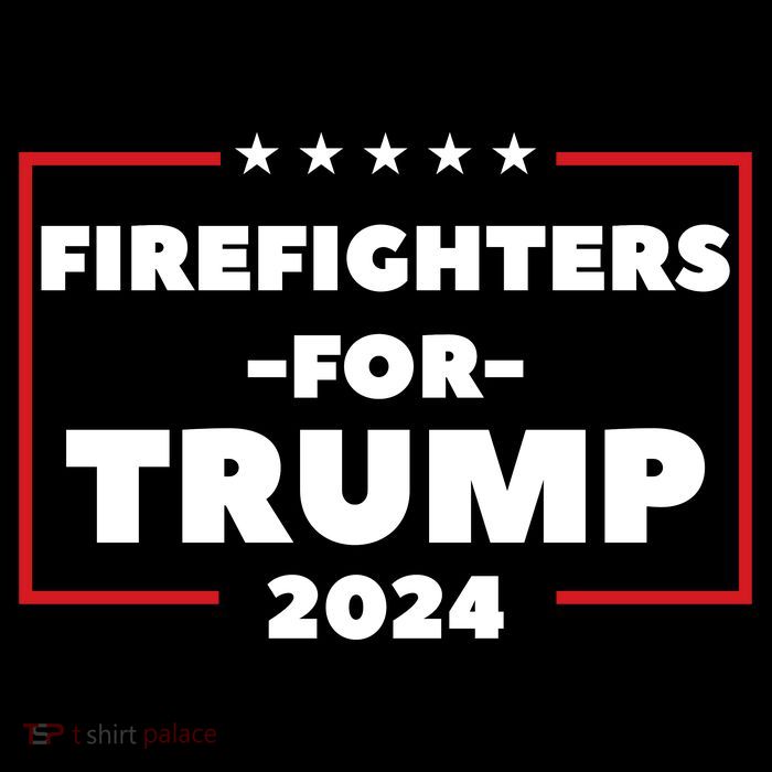 Firefighters For Trump 2024 Short Acrylic Beanie