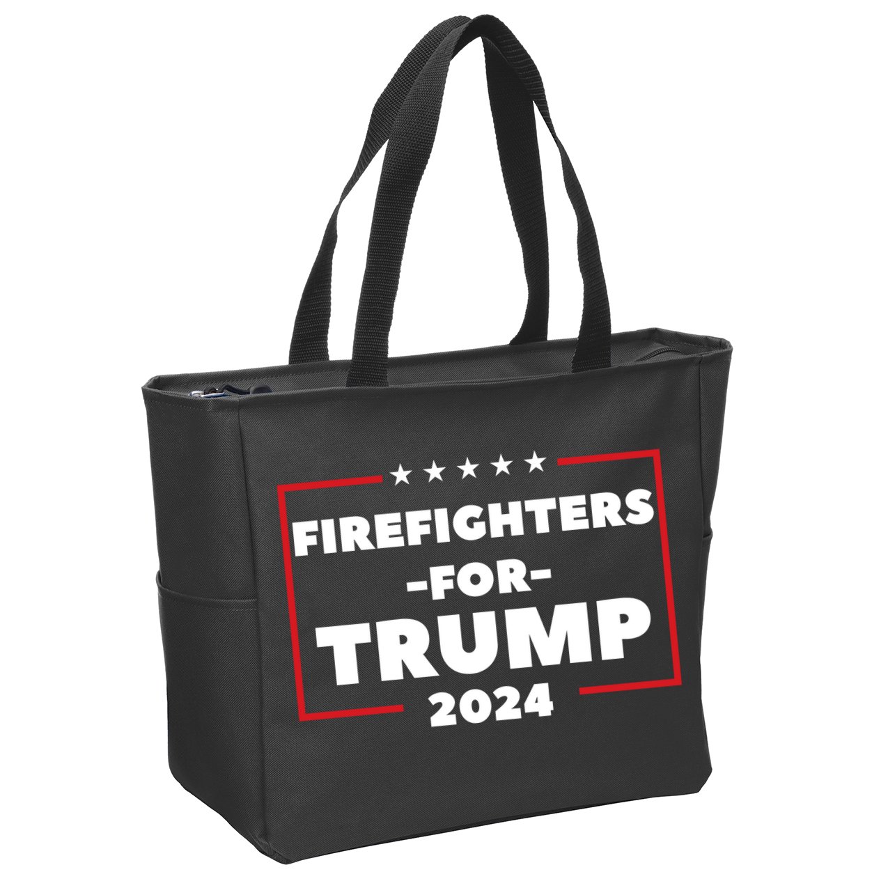 Firefighters For Trump 2024 Zip Tote Bag