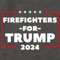 Firefighters For Trump 2024 Vector Backpack