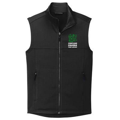 Fortune Favors The Lucky: St Patrick's Day Funny Irish Gift Collective Smooth Fleece Vest