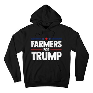 Farmers For Trump 2024 American Election Pro Trump Farmers Hoodie