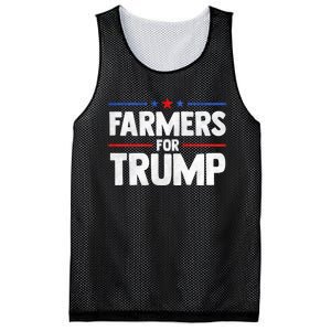 Farmers For Trump 2024 American Election Pro Trump Farmers Mesh Reversible Basketball Jersey Tank