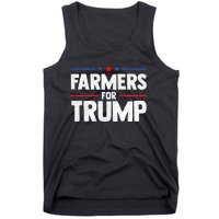 Farmers For Trump 2024 American Election Pro Trump Farmers Tank Top