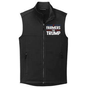 Farmers For Trump 2024 American Election Pro Trump Farmers Collective Smooth Fleece Vest