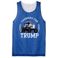 Farmers For Trump 2024 Election Farming Farmer Usa Funny Gift Mesh Reversible Basketball Jersey Tank