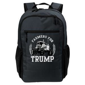 Farmers For Trump 2024 Election Farming Farmer Usa Funny Gift Daily Commute Backpack