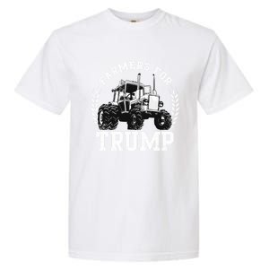 Farmers For Trump 2024 Election Farming Farmer Usa Funny Gift Garment-Dyed Heavyweight T-Shirt