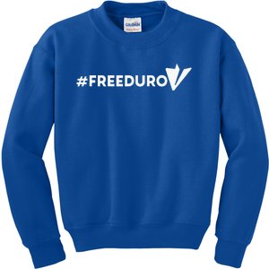 Freedurov Freepavel Telegram Founder Pavel Durov Kids Sweatshirt