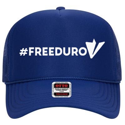 Freedurov Freepavel Telegram Founder Pavel Durov High Crown Mesh Back Trucker Hat