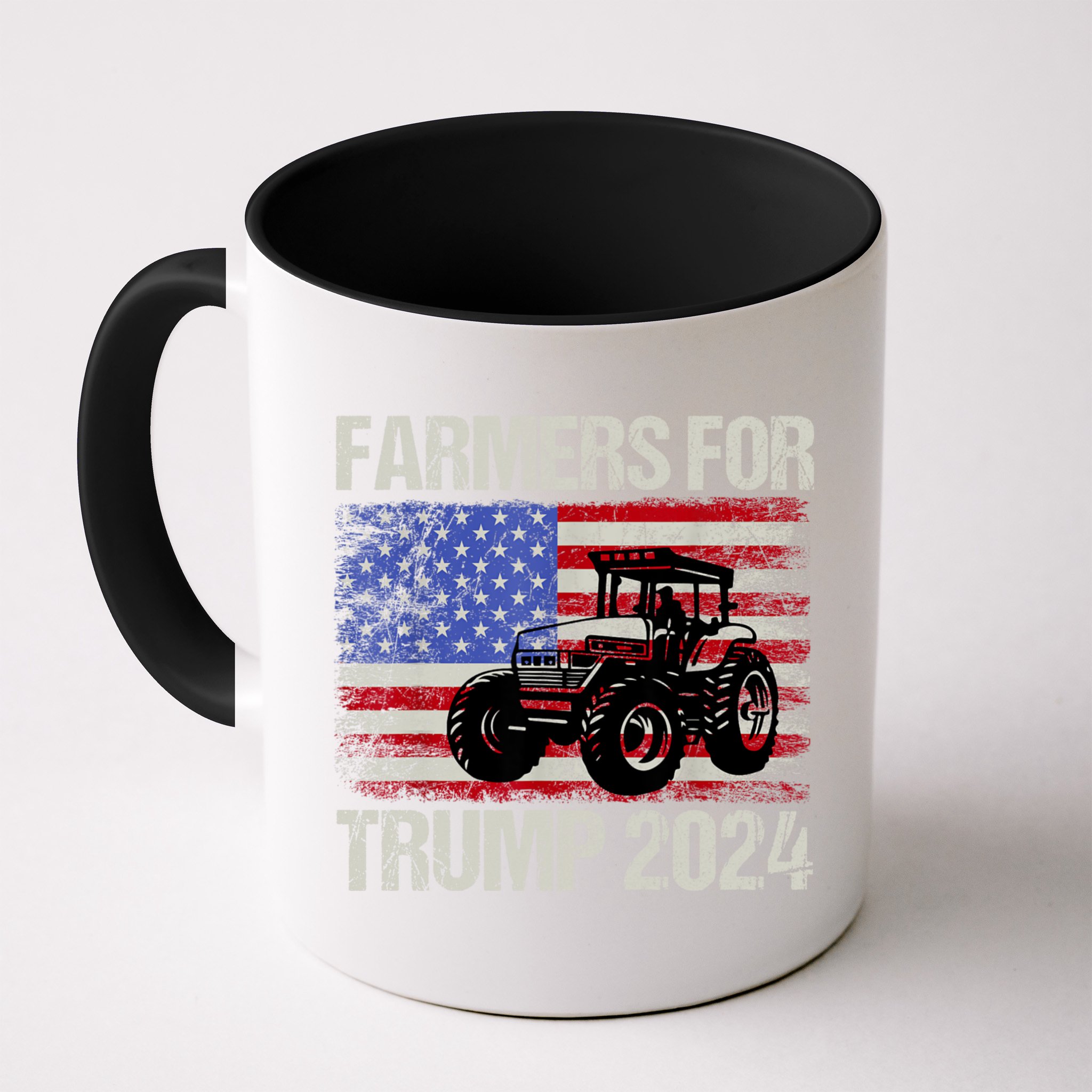 Farmers For Trump 2024 American Election Pro Trump Farmers Mug