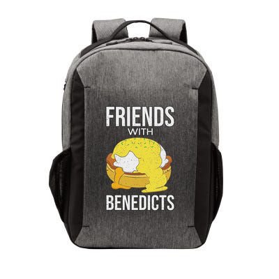 Funny Food Text Friends With Benedicts Eggs Benedict Vector Backpack