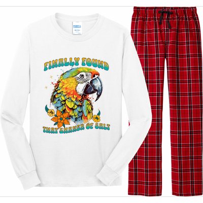 Finally Found That Shaker Of Salt Parrot Head Long Sleeve Pajama Set