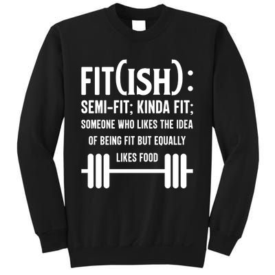 Fit Definition Funny Fitness Sweatshirt