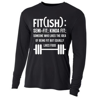 Fit Definition Funny Fitness Cooling Performance Long Sleeve Crew