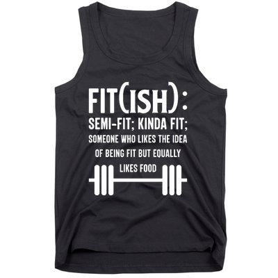 Fit Definition Funny Fitness Tank Top