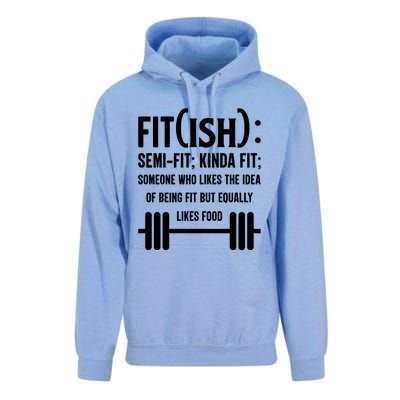 Fit Definition Funny Fitness Unisex Surf Hoodie