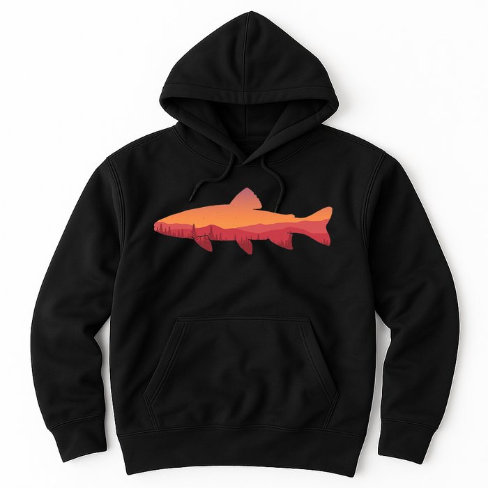 Fly Fishing Trout Fishing Tee Fishing Lover Hoodie