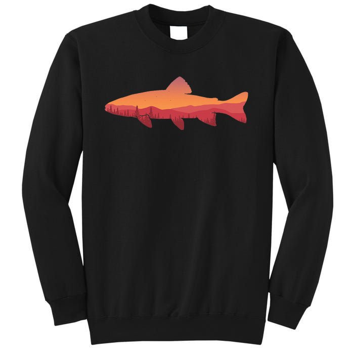 Fly Fishing Trout Fishing Tee Fishing Lover Sweatshirt