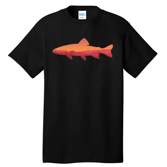 Fly Fishing Trout Fishing Tee Fishing Lover Tall T-Shirt