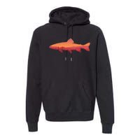 Fly Fishing Trout Fishing Tee Fishing Lover Premium Hoodie