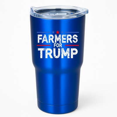 Farmers for Trump 2024 American Election Pro Trump Farmers Tumbler