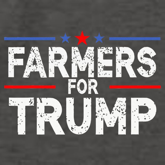 Farmers for Trump 2024 American Election Pro Trump Farmers Vector Backpack