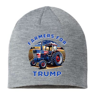 Farmers For Trump Maga 2024 Sustainable Beanie