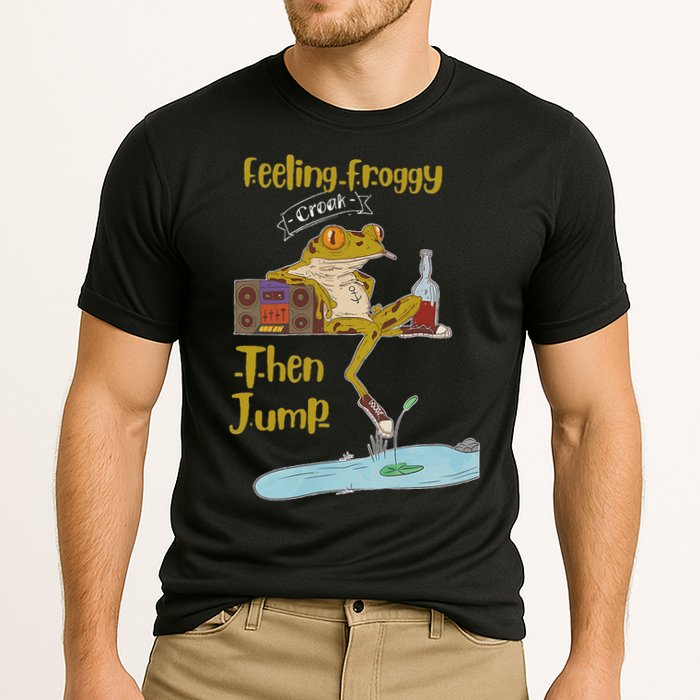 Feeling Froggy Then Jump Frog Apparel Cooling Performance Crew T-Shirt