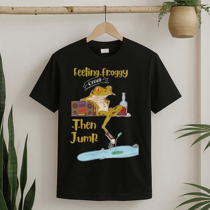 Feeling Froggy Then Jump Frog Apparel T-Shirt