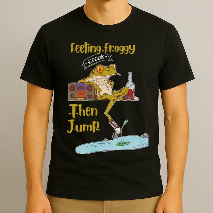 Feeling Froggy Then Jump Frog Apparel T-Shirt