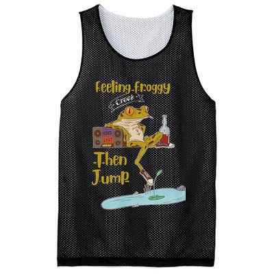 Feeling Froggy Then Jump Frog Apparel Mesh Reversible Basketball Jersey Tank