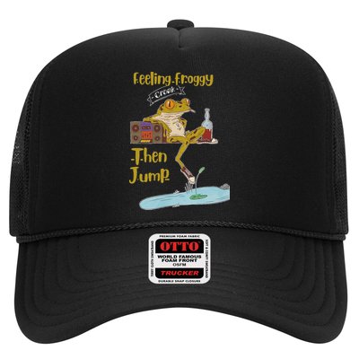 Feeling Froggy Then Jump Frog Apparel Hat