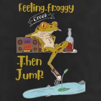 Feeling Froggy Then Jump Frog Apparel Golf Towel