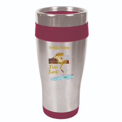 Feeling Froggy Then Jump Frog Apparel 16oz Travel Tumbler